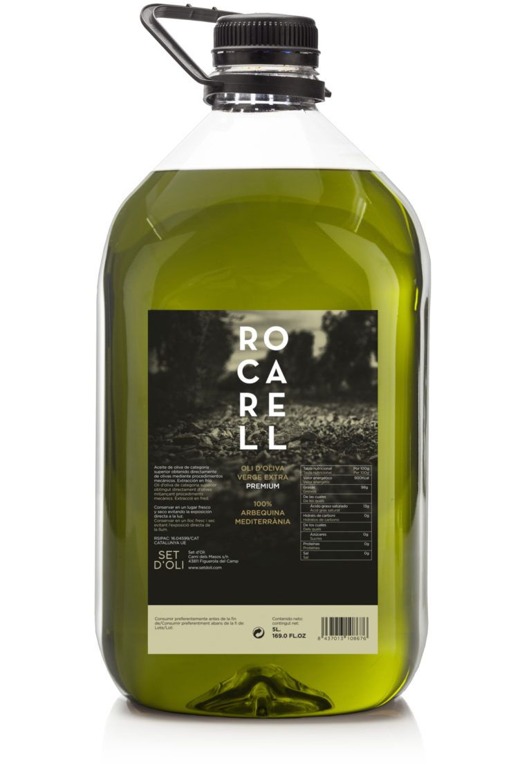 garrafa rocarell arbequina 5l